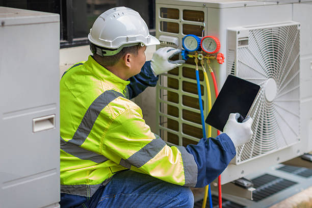 Professional Hvac technician working in Erie, PA
